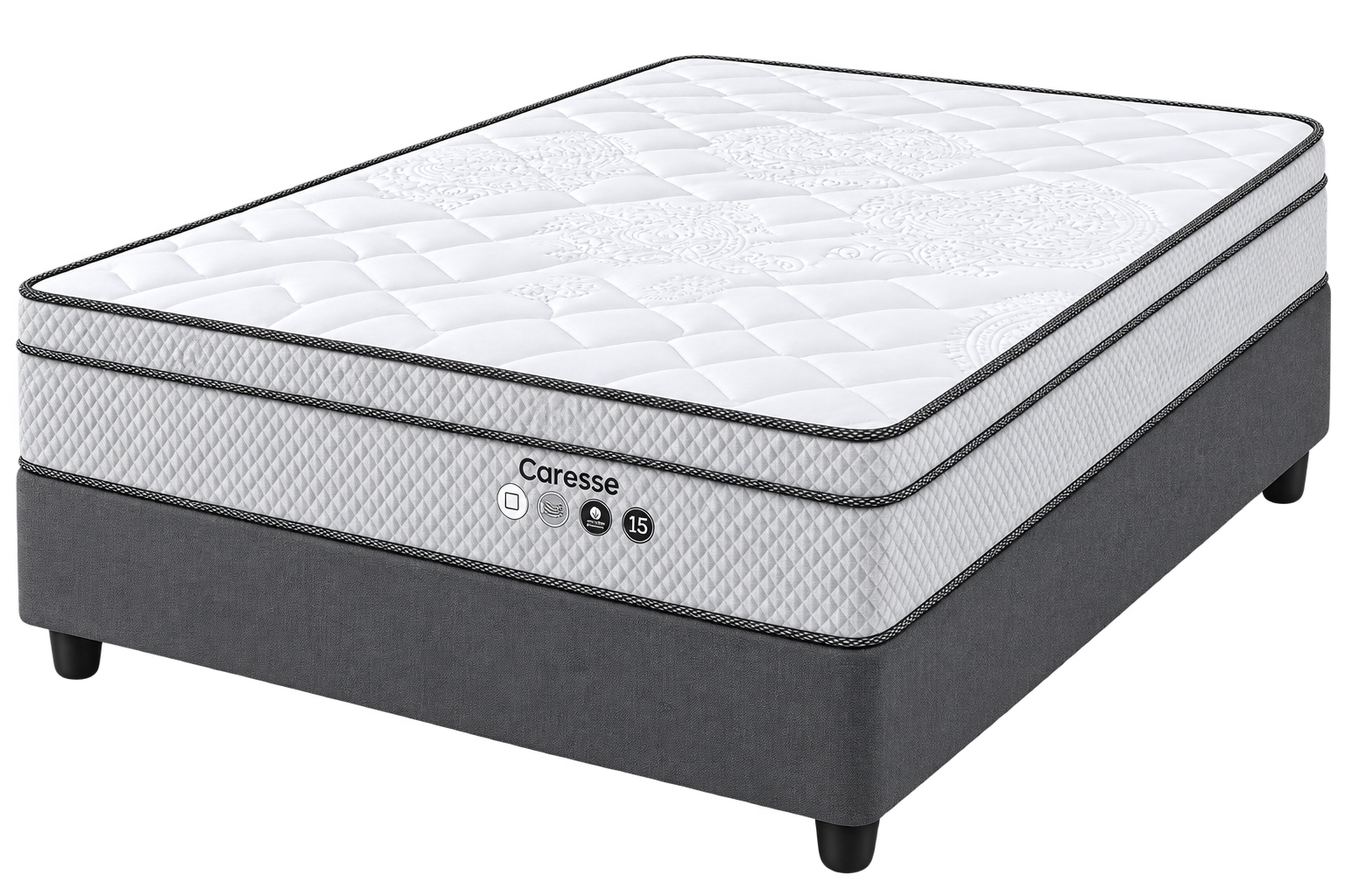 Caresse double bed set by Beds & More Ballito