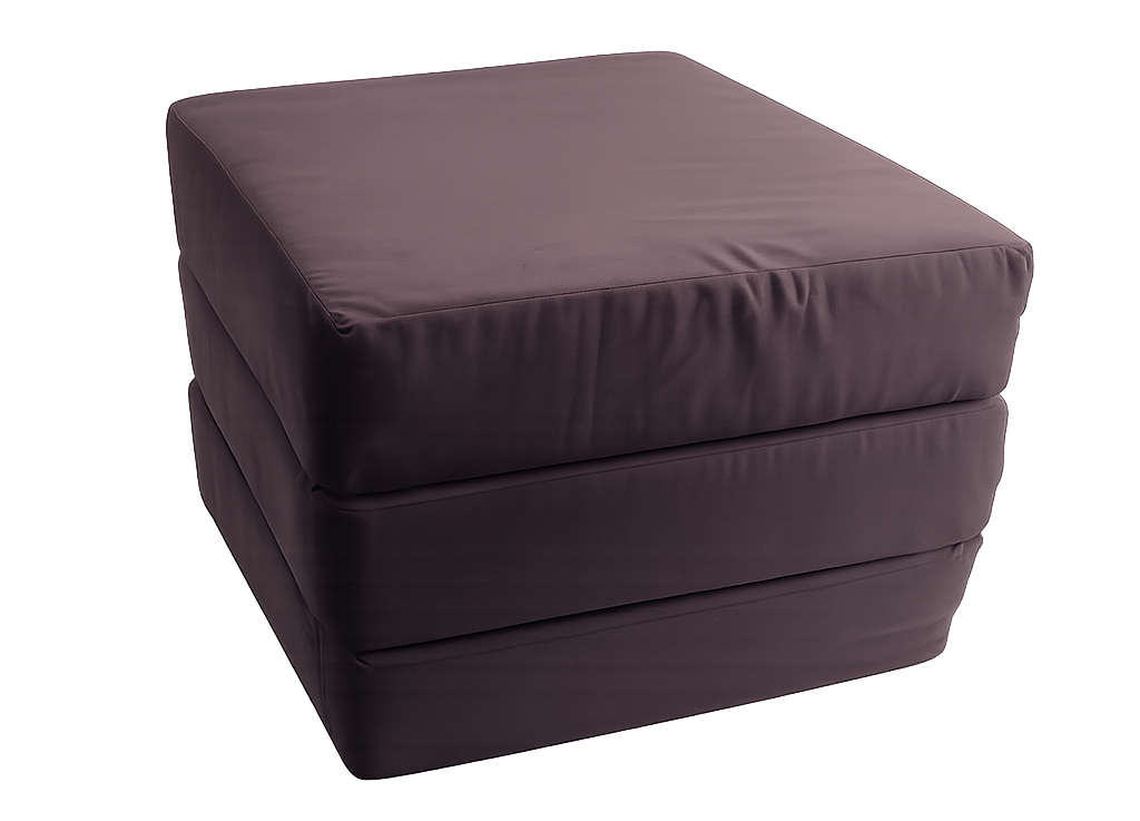 NapStack ottoman with outer cover removed